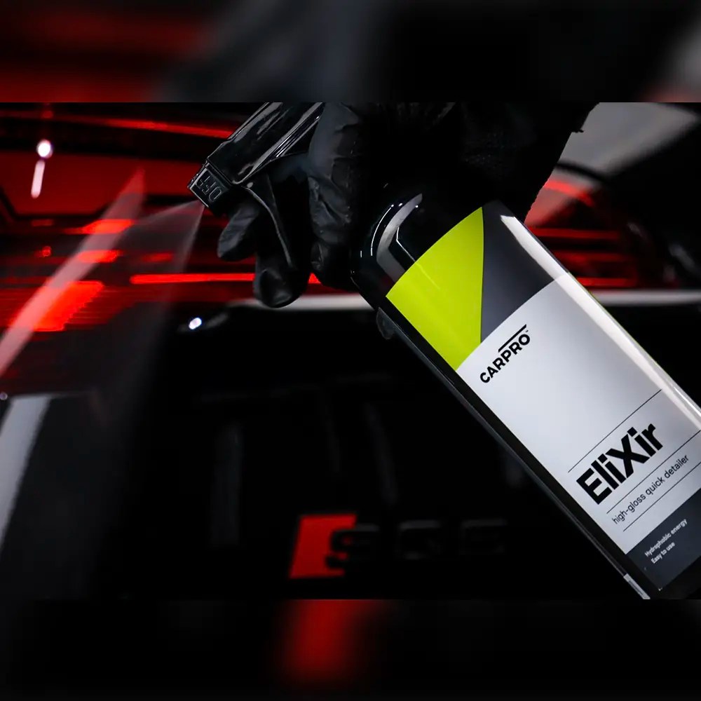 CarPro Elixir – Cera Quick Detailer de Alto Brilho e Toque Suave