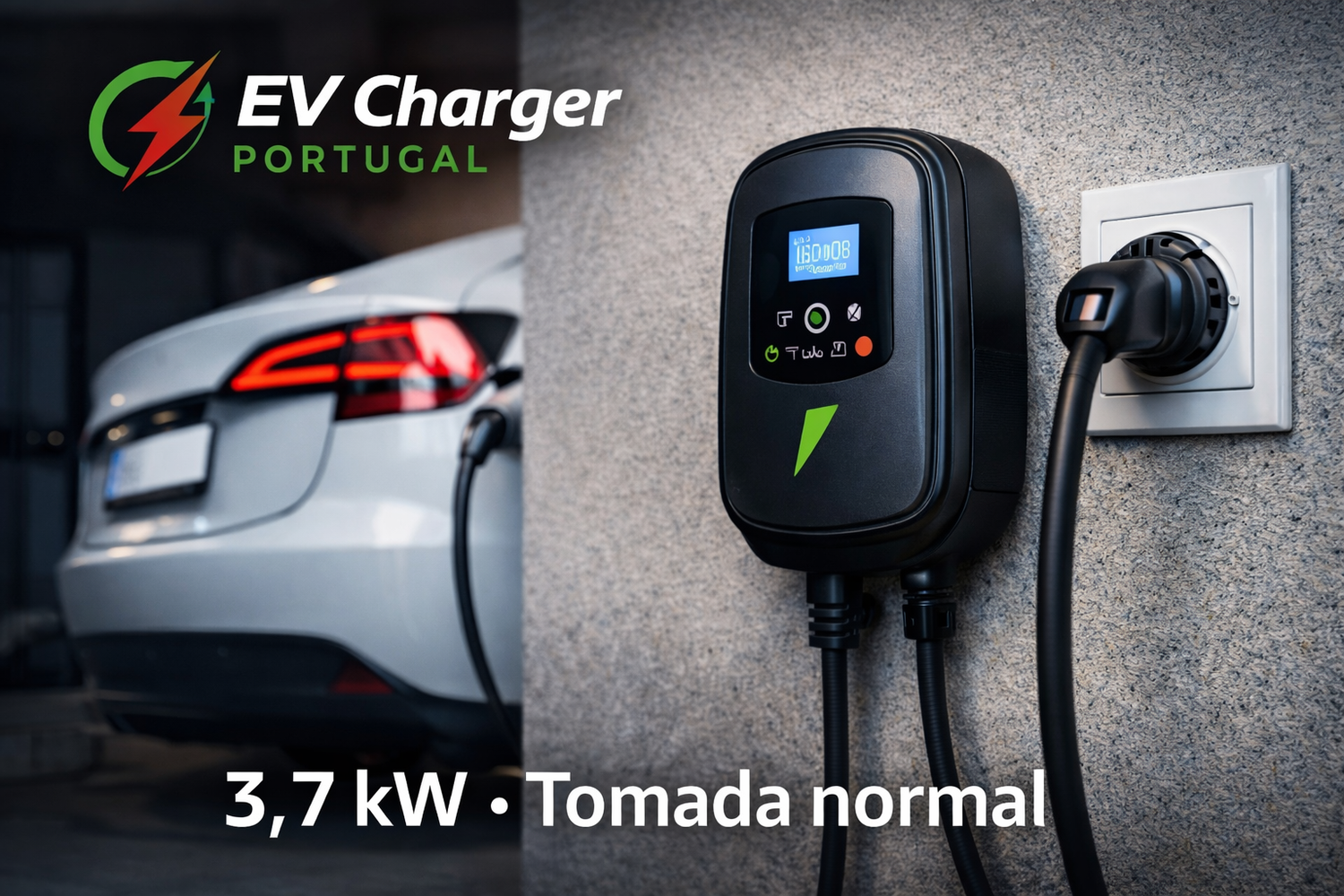 3,7 kW · Tomada normal