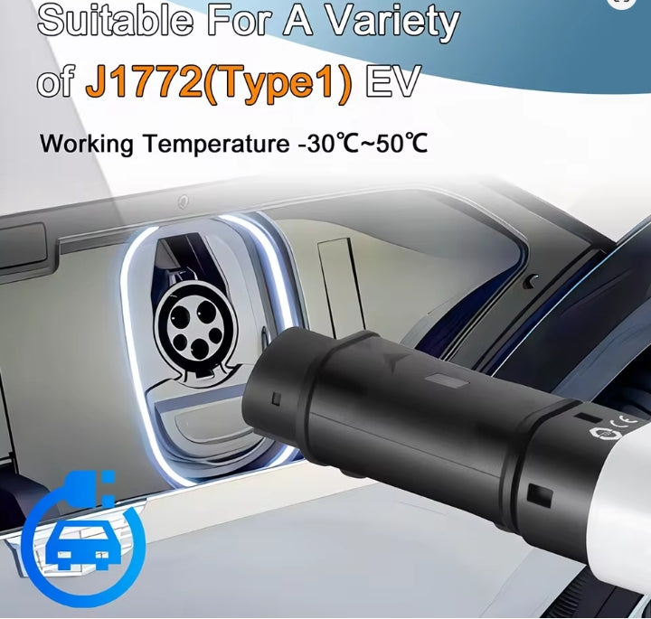 Adaptador Tipo 2 → Tipo 1 (AC)