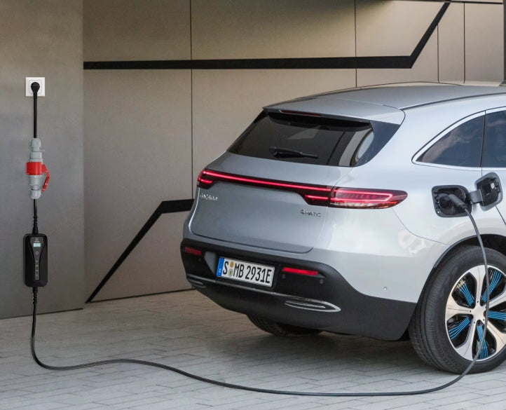 CEE Red Adapter 16A → Schuko 16A for EV Chargers