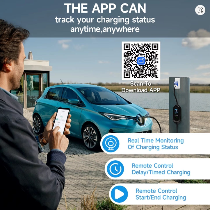 Carregador EV Portátil 7 kW 32A