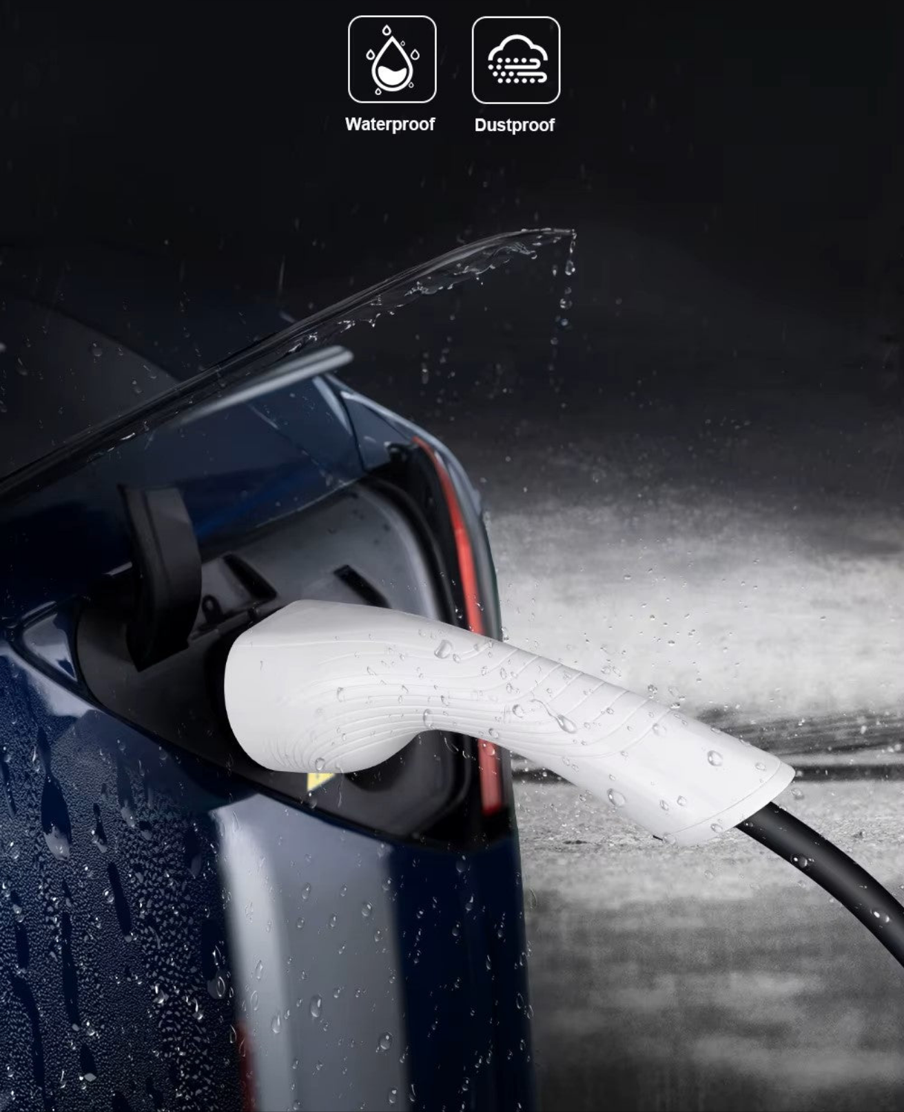 Carregador Portátil Tipo 2 para Carros Elétricos | 3,7kW 16A | IP66