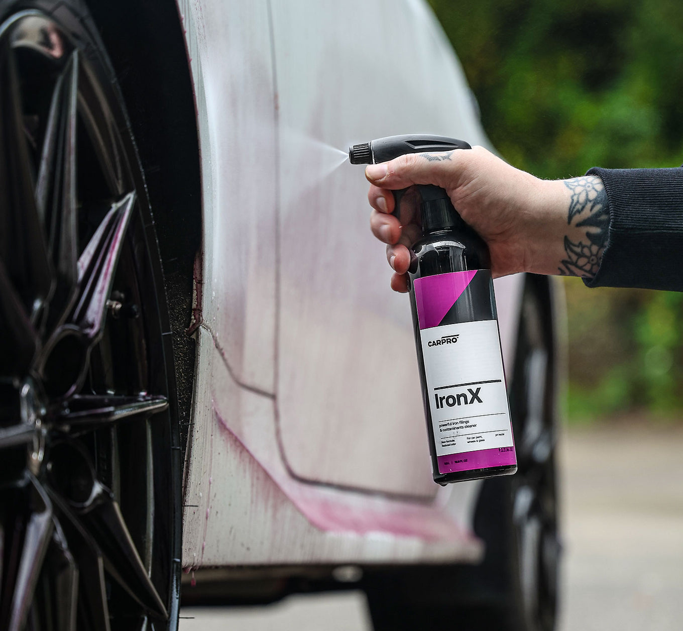 CarPro IronX – Ferric Decontaminant for Wheels and Paint